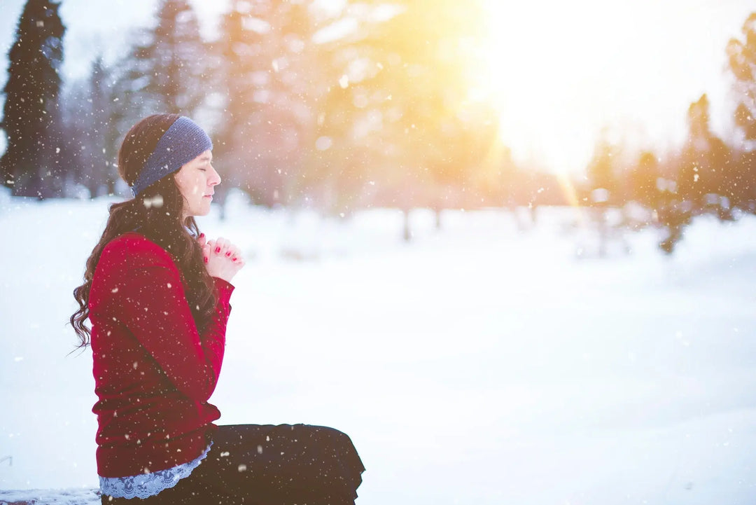 La méditation pour gérer le stress en hiver.
