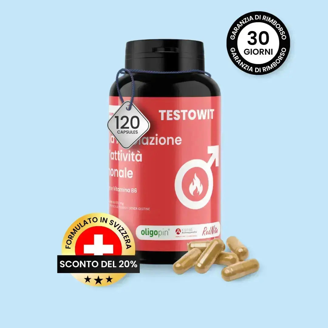 TESTOWIT - Régulation Hormonale 120 cps NOUVEAU ! PROMO ORBIS Lifestyle