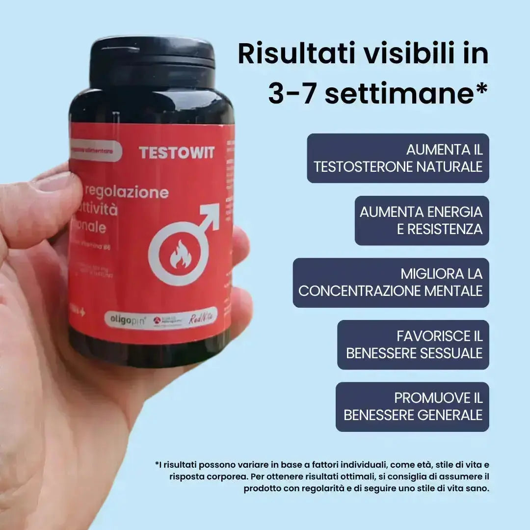 TESTOWIT - Régulation Hormonale 120 cps NOUVEAU ! PROMO ORBIS Lifestyle