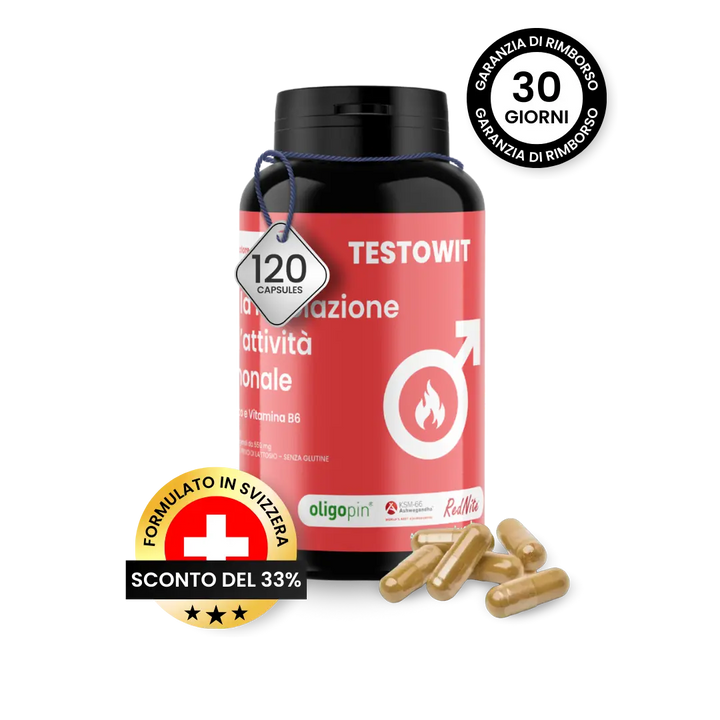 TESTOWIT - Régulation hormonale 120 cps NOUVEAU PROMO ! ORBIS Lifestyle