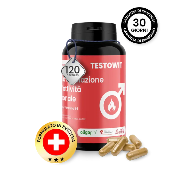TESTOWIT - Régulation hormonale 120 cps NOUVEAU ! PROMOTION SEPTEMBRE 2+1 ORBIS Lifestyle