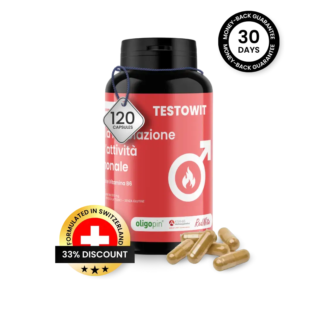 TESTOWIT - Régulation hormonale 120 cps NOUVEAU PROMO ! ORBIS Lifestyle