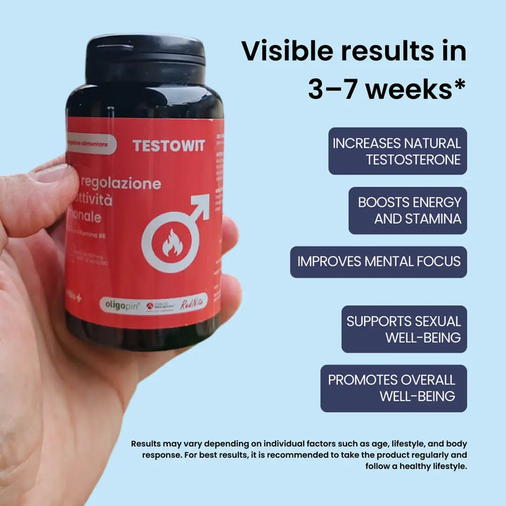 TESTOWIT - Régulation hormonale - 120 cps ORBIS Lifestyle