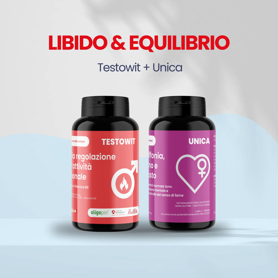 ✨ LIBIDO & EQUILIBRIOUS : 1x TESTOWIT + 1x UNICA 🧠💆‍♀️🌿 - ORBIS Lifestyle