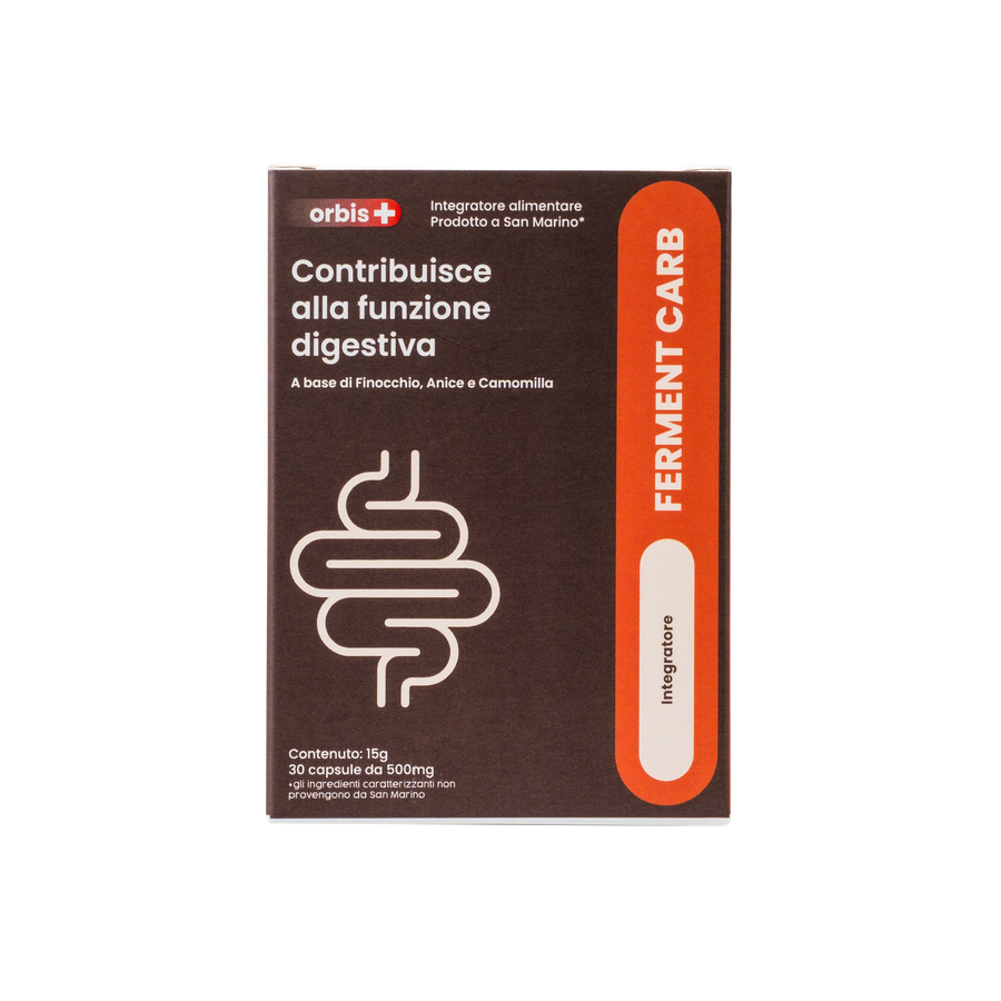 FERMENTCARB - Enzymes digestives et Probiotiques (30 gélules) - ORBIS Lifestyle