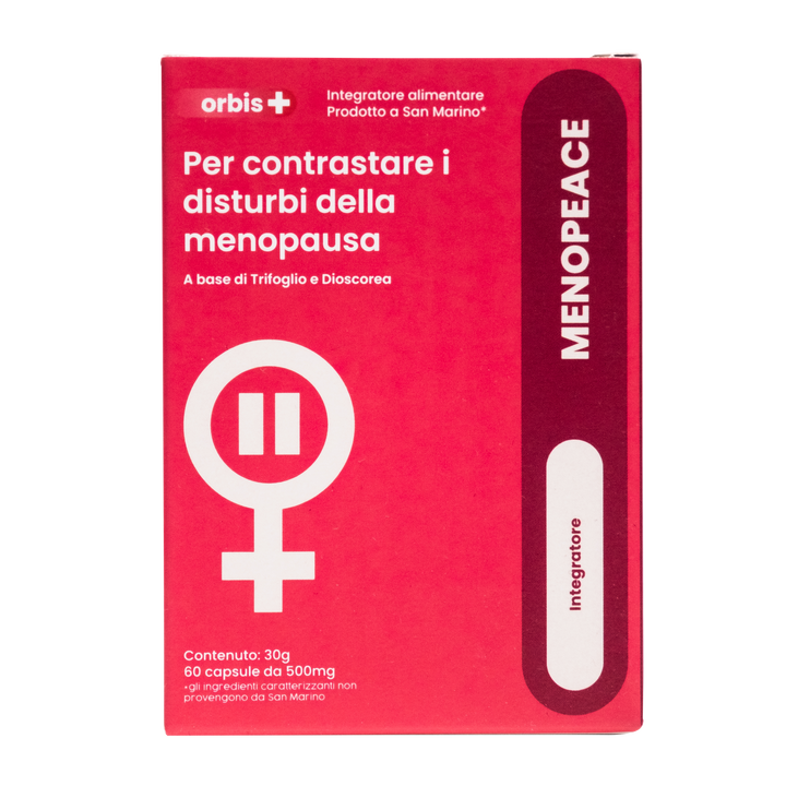MENOPEACE - Pour les troubles de la ménopause (60 gélules) - ORBIS Lifestyle