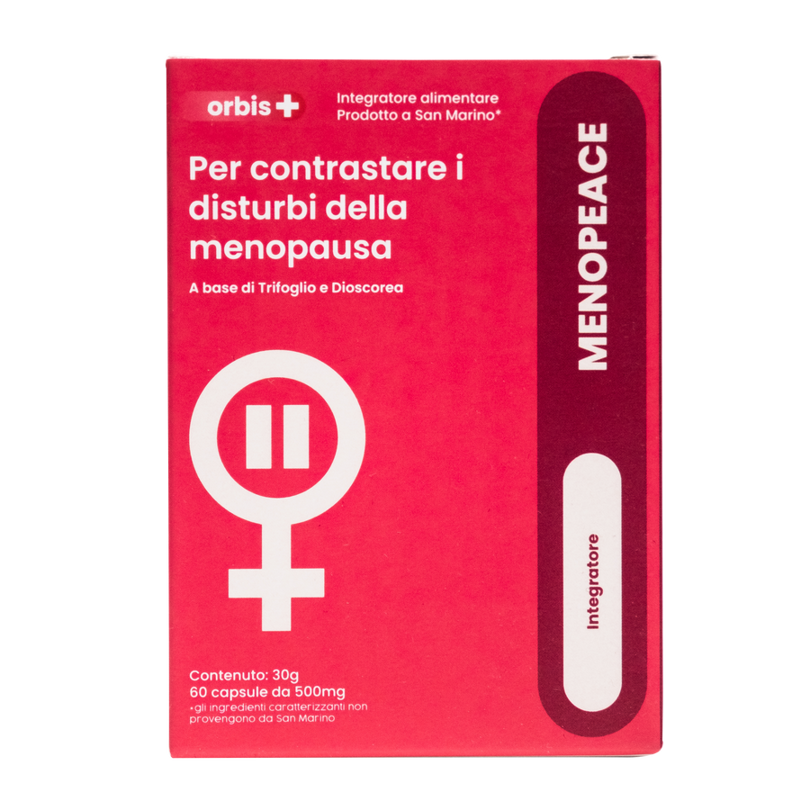 MENOPEACE - Pour les troubles de la ménopause (60 gélules) - ORBIS Lifestyle