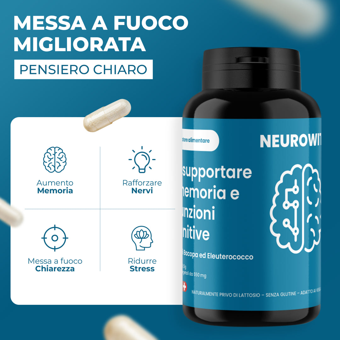 NEUROWIT - Mémoire et fonctions cognitives (90 cps) - ORBIS Lifestyle