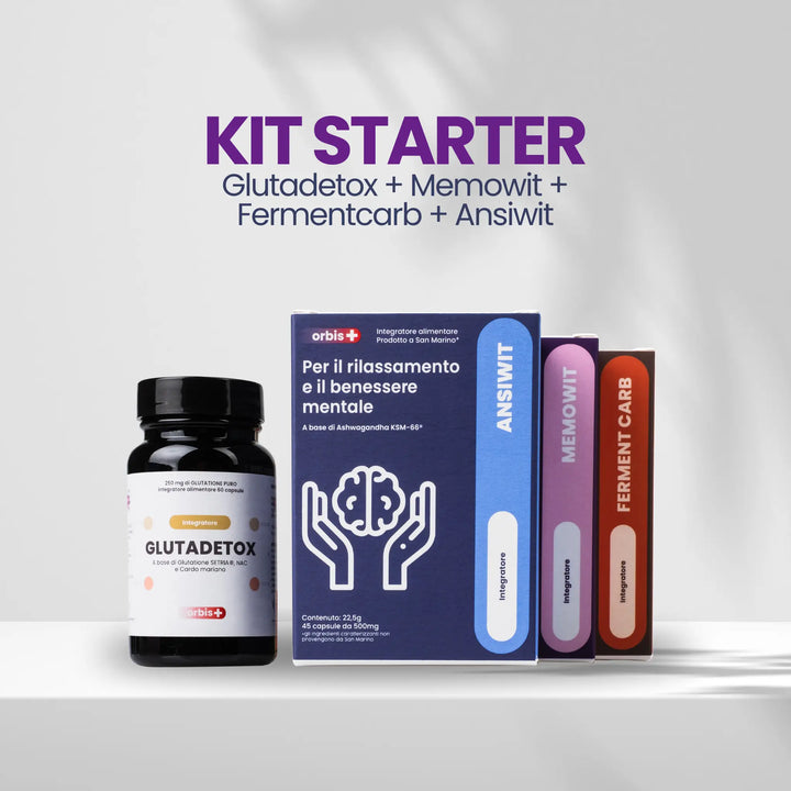 🚀 KIT DE DÉPART : GLUTADETOX + MEMOWIT + ANSIWIT + FERMENTCARB - ORBIS Lifestyle
