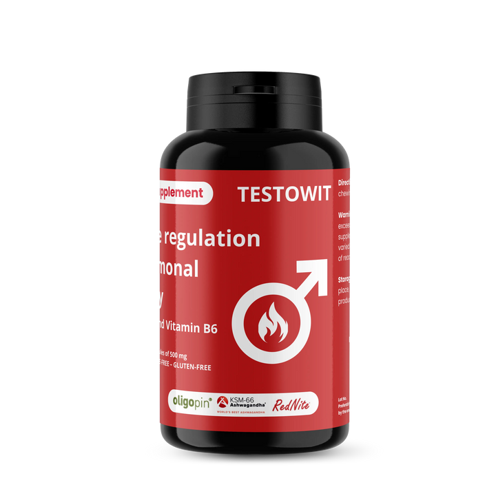 TESTOWIT - Régulation hormonale - 120 cps - ORBIS Lifestyle
