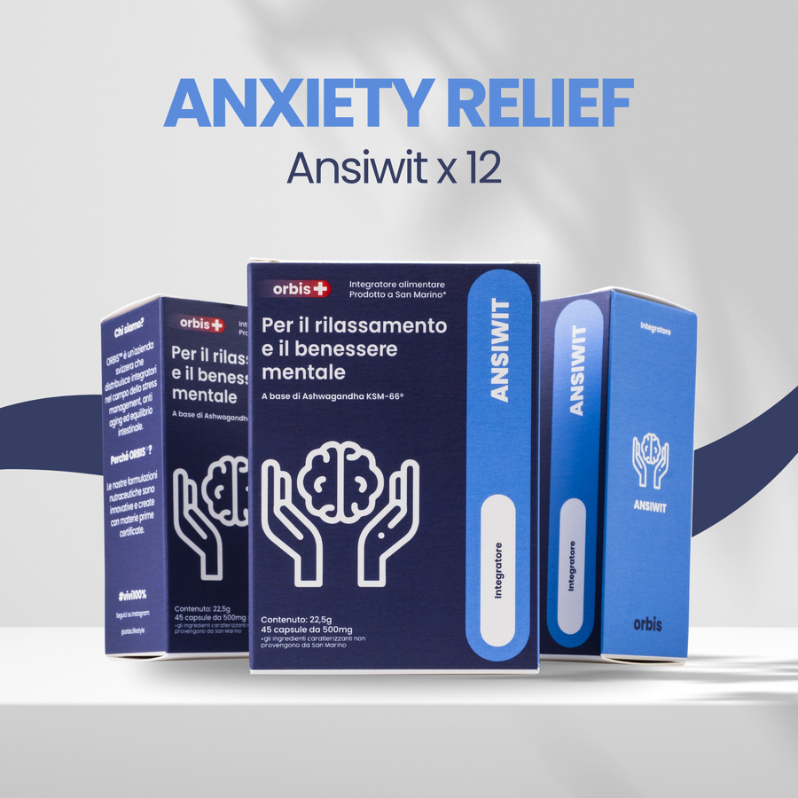 🌼 ANXIETY RELIEF (Stock de 12 mois) : ANSIWIT x 12 - Mode de vie ORBIS
