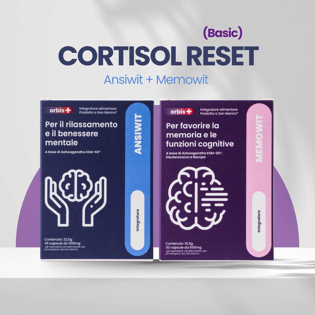 🌿 CORTISOL RESET (basic) : 2x ANSIWIT + 3x MEMOWIT - ORBIS Lifestyle