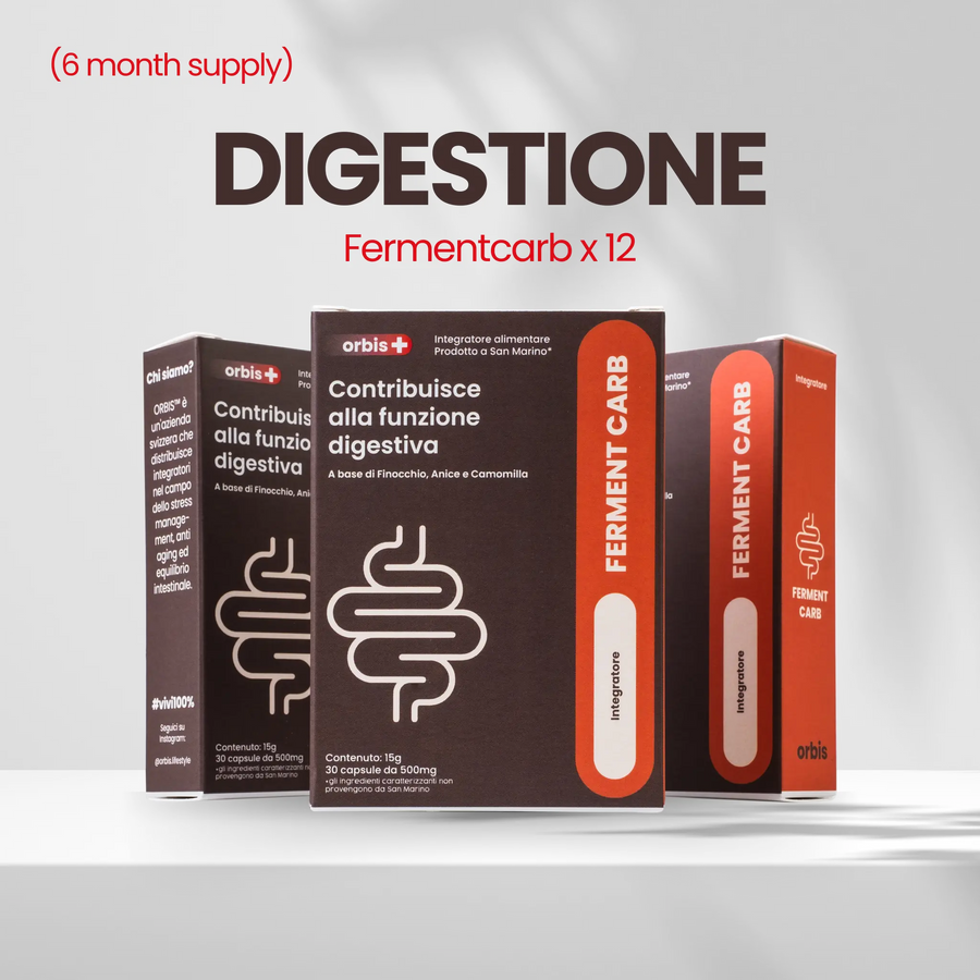 🍽️ DIGESTION (stock de 6 mois) : 12x FERMENTCARB - ORBIS Lifestyle