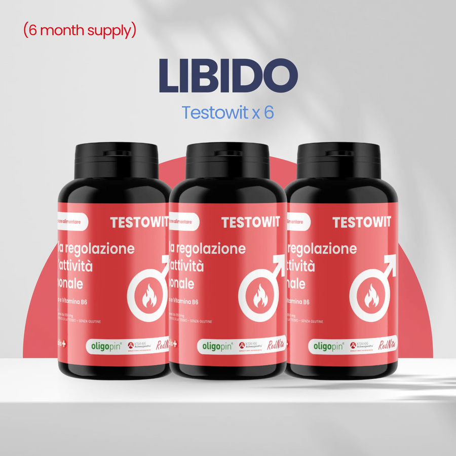 🔥 LIBIDO (Escorte de 6 mois) : TESTOWIT x 6 - ORBIS Lifestyle