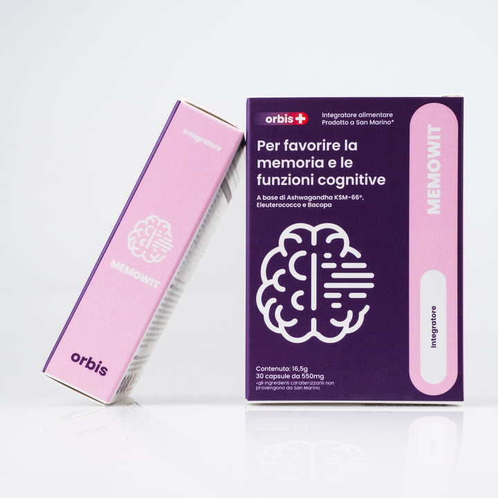 MEMOWIT - Ashwagandha KSM-66® et Vitamine B12 (30 gélules) - ORBIS Lifestyle