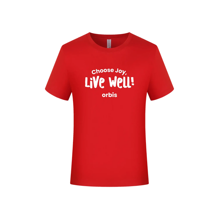 T-Shirt orbis+ "Choose Joy, Live Well !" 👕✨ - ORBIS Lifestyle