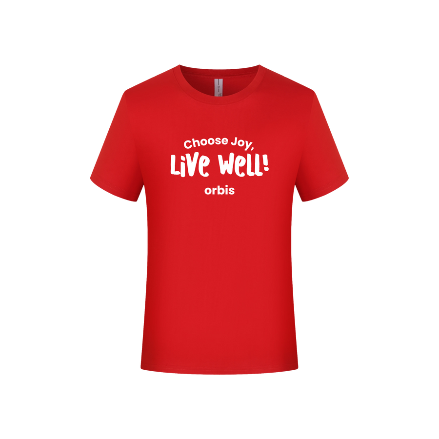 T-Shirt orbis+ "Choose Joy, Live Well !" 👕✨ - ORBIS Lifestyle