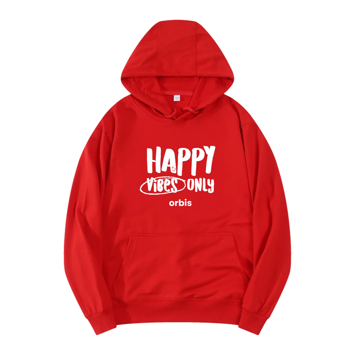 Orbis 'Happy Vibes Only' Hoodie 🎧😊 - ORBIS Lifestyle